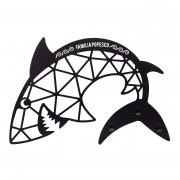  Suport chei perete rechin metal personalizat